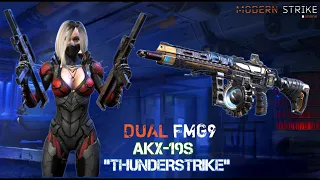 Modern Strike Online - DUAL FMG9 | AKX-19S "THUNDERSTRIKE" | You must see this 😱🔥💥
