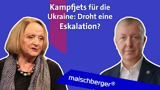Sabine Leutheusser-Schnarrenberger (FDP) und Oberstleutnant Sergij Osatschuk | maischberger