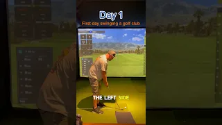 Day 1 vs Day 60 Progress Check for this brand new golfer! 🏌️‍♂️
