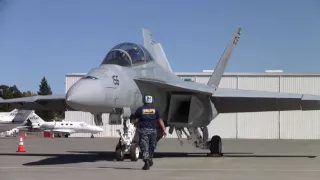 F/A-18F startup, preflight checks, taxi