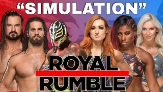 These WWE 2K19 2019 Royal Rumble Simulations are very realistic