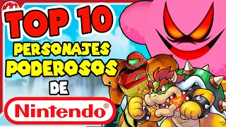 Top 10 - Los PERSONAJES más PODEROSOS de Nintendo