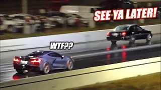 SLEEPER Turbo Marauder Beats a Modded Hellcat, C8, BMW and More at the Drag Strip!!!