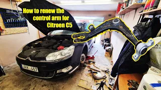 Replacing C5 X7 driver side control arm bushings - When the threaded rod is not strong enough