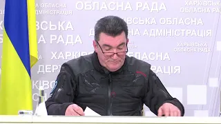 О. Данілов поінформував про результати засідання РНБО України