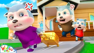 Mommy, Don't Leave Me! Angry Family Song - Imagine Kids Songs & Nursery Rhymes | Wolfoo Kids Songs