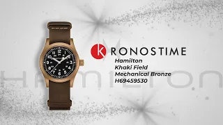 Hamilton Khaki Field Mechanical Bronze H69459530 обзор часов - KronosTime.RU