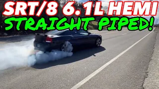 2010 Dodge Charger SRT/8 6.1L HEMI TRUE DUAL EXHAUST w/ STRAIGHT PIPES! EPIC BURNOUT!