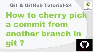 How to cherry pick a commit from another branch in git ? || git cherry-pick interview question