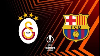 Galatasaray — Barcelona. Europa League. 1/8 finals. Highlights 17.03.2022. Football