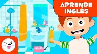 El baño - Objetos del hogar - Vocabulario de inglés para niños