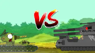 Kv-6 vs Pest! Cartoon about tanks