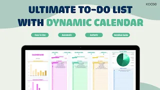 The Secret to Ultimate Productivity: 2024 To-Do List & Dynamic Calendar