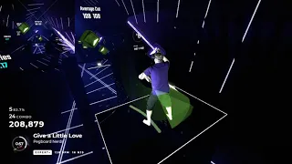 Mixed reality footage of Beat Saber using an Oculus Quest!!