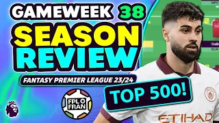 FPL SEASON REVIEW | FINAL RANK: 437 | Fantasy Premier League 2023/24