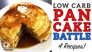 Low Carb PANCAKE BATTLE - The BEST Keto Pancake Recipe! - Coconut, Almond, Cream Cheese & Carbquick!