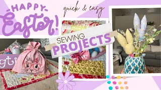 EASTER SEWING PROJECTS FOR YOU TO SEW QUICKLY. SPRING SEWING IDEAS & SEWING A QUICK EASTER GIFT BAG