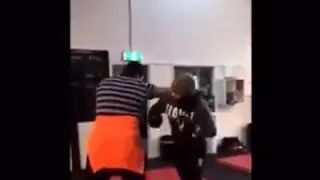 The worst boxing trainer get beaten up