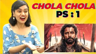 Chola Chola - Full Video REACTION | Ponniyin Selvan - 1 | Tamil | Vikram | AR Rahman | Sathya