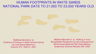 Ancient Human Footprints in White Sands National Park