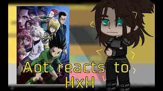 Aot reacts to HxH (no ships)