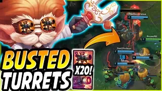 20 HEIMERDINGER TURRETS MEANS NUCLEAR BEAMS?? Broken in One for All | League of Legends