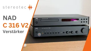 NAD C 316 V2 Verstärker | Noch relevant in 2023? (Video in Deutsch)