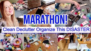 CLEAN DECLUTTER ORGANIZE // CLEANING MARATHON // CLEANING VIDEOS // CLEANING MOTIVATION