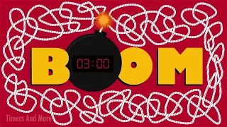 3 Minute Timer Boom Bomb | Giant Bomb Explosion 💣