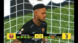 Goalkeeper NEYMAR vs Goalkeeper RONALDO | Penalty Shootout | PES 2019