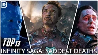 13 Saddest Deaths In Infinity Saga In MCU In Hindi | BlueIceBear