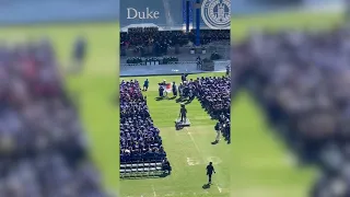 Dozens of Duke students walk out ahead of Jerry Seinfeld's commencement speech