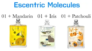 Обзор Ароматов Escentric Molecules - Molecules 01 + Patchouli, 01 + Iris,  01 + Mandarin
