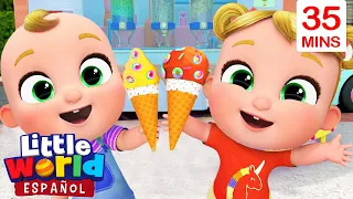 🍨 Helado Ñam 🍧 | Canciones Infantiles de Bebé Juan | Little Angel Español