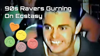 90s Ravers Gurning On Ecstasy - Too Many Smarties/ Disco Biscuits - Doncaster Warehouse