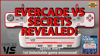 EVERCADE VS SECRETS REVEALED!! - **Spoiler Alert** 1st Unlockable Game Announced!