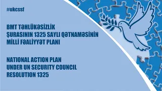 Mood board, dedicated to National Action Plan 1325 under UNSCR in Azerbaijan