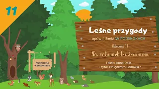 LEŚNE PRZYGODY - opowiadania W PODSKOKACH odc. 11 "Na ratunek tulipanom"  AUDIOBOOK |  WIOSNA