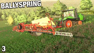 USING A SPOT SPRAYING SPRAYER FOR THE FIRST TIME BallySpring FS22 Ep 3