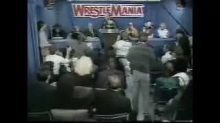 Wrestlemania 8 Press Confrence