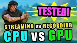 BEST SETTINGS - OBS (+ others) - CPU vs GPU Video Encoding…