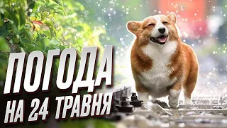 🌧 Погода на 24 травня: Україну накриють дощі!