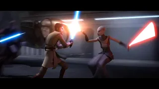 Obi-wan & Asajj Ventress Flirting