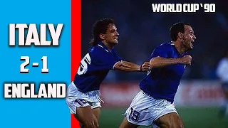 Exclusive : italy vs England 2 - 1 Third place play - off / World Cup 90