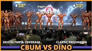 2022 MR OLYMPIA CLASSIC PHYSIQUE PREJUDGING - C BUM, DOMINATED FIRST CALL OUT RAMON  2nd