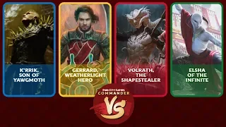 Commander VS S17E2: K'rrik VS Gerrard VS Volrath VS Elsha [EDH]