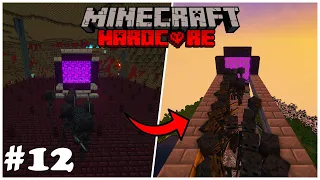 I Built An OP Wither Skeleton Farm In Minecraft Hardcore (#12)