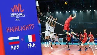 RUSSIA vs. FRANCE - Highlights Men | Final Round | Volleyball Nations League 2019