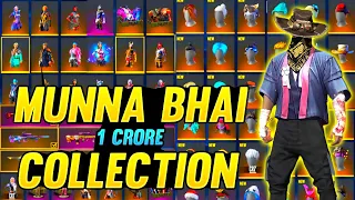 FREE FIRE BEST COLLECTION 2021Of Munna Bhai Gaming - Rare Bundles - Free Fire Telugu