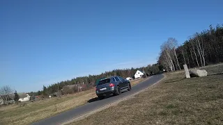 Porsche cayenne 3.2 VR6 FLY BY EXHAUST SOUND part 2